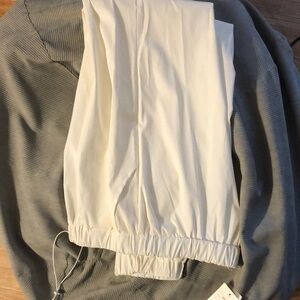 Hot & Delicious White Track Pants